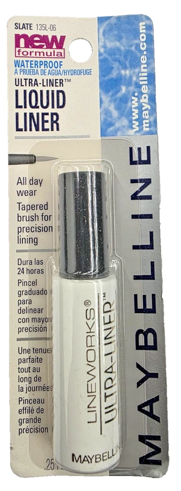 (READ!) Maybelline LINEWORKS Ultra Liquid Eyeliner Waterproof-135L-06 SLATE - Image 1 of 1