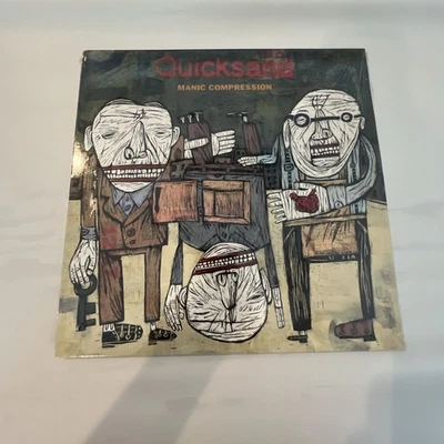 Quicksand, Manic Compression, 12” White Vinyl, 1995, 300 Made, Youth Of Today - Image 1 of 4