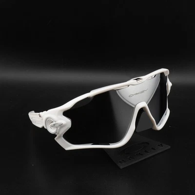 Oakley Jaw Breaker Sunglasses Prizm Matte White Frame / Black Lens / JBWBK - Image 1 of 4