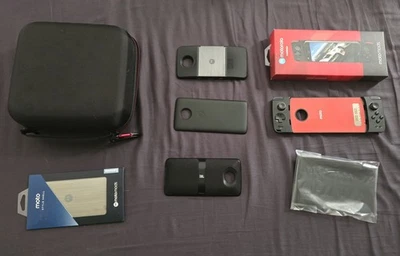 Motorola Moto Mod Bundle - Gamepad, Projector, JBL Speaker, Battery, Case, Shell - Image 1 of 4