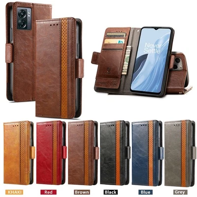 Magnetic Wallet Flip Phone Case Cover For Oneplus 10 13 13T Ace3 Pro Nord CE 4 5 - Image 1 of 4