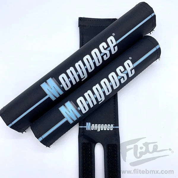 Mongoose Nylon pad set black 1988 - old school bmx - Image 1 of 1