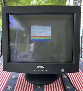 Dell E773s 17" CRT VGA Computer Monitor Retro Gaming / Computing - Bild 1 von 16