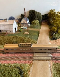 HO Hi-Country Messing California Zephyr # 4719 Kuppelwagen. Versilbert. IOB. - Bild 1 von 9