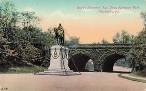 Postcard Grant's Monument, East Drive, Fairmount Park, Philadelphia, PA VTG - Picture 1 of 2