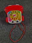 Fisher-Price Kinder Plappertelefon, Telefon, Nachziehspielzeug, Spielzeug 