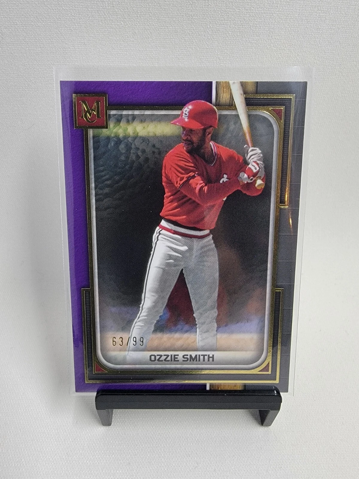 OZZIE SMITH 2023 Topps Museum Collection 🟣 Amethyst /99 #97