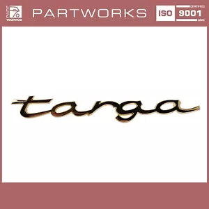 Lettering ORIGINAL PORSCHE 911 F ""Targa"" GOLD - Picture 1 of 8
