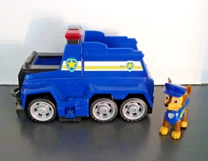 Paw Patrol Chase’s Police Truck Fahrzeug mit Chase Figur - blaues Spielzeugauto - Bild 1 von 9