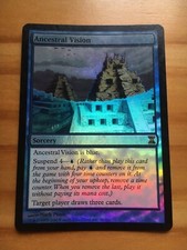 Mtg ancestral vision time spiral foil sp