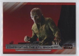 2018 Star Wars: The Last Jedi Series II Silver 21/25 Supreme Leader Snoke 07qw
