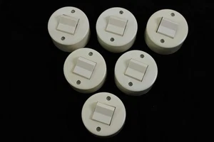 DDR Rocker Switch White Round Surface Mount Light Switch AP Toggle Switch Unused - Picture 1 of 6