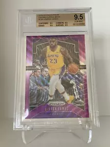 Lebron James 2019 Prizm Purple Wave BGS 9.5 - seltener als Silber! 1. Lakers - Bild 1 von 1
