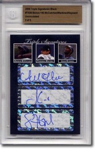 ANDREW McCUTCHEN F Martinez JASON HEYWARD * Autograph Rookie Auto BGS #/5