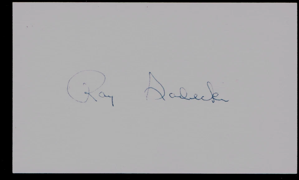 Ray Sadecki (d. 2014) signed autograph auto 3x5 index card Baseball Player E1044 - Image 1 of 1