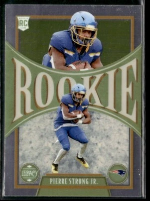 2022 Panini Legacy Chrome Pierre Strong Jr. Rookie #167 - Image 1 of 2