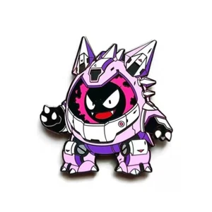 Gengar Roboter Metall Abzeichen Ansteck Hut Pin Anime Brosche Sammlung Geschenk - Bild 1 von 5