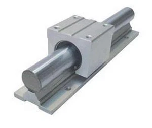 2X SBR25-300mm 25MM FULLY SUPPORTED LINEAR RAIL SHAFT ROD + 4 SBR25UU Block - Picture 1 of 2