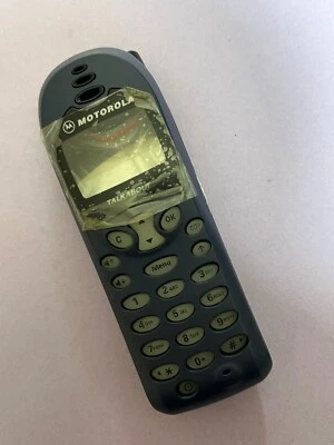 Motorola T180 Full Housing Cover With Buttons Dark Blue Color - Image 1 of 4