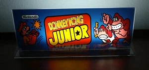 Donkey Kong Junior hintergrundbeleuchtetes 4"" x 11"" Marquee mit Arcade-Lichtdisplay - Bild 1 von 8