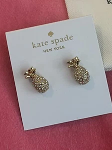 Pendientes Kate Spade by the Pool PIÑA STUD con bolsa antipolvo - Imagen 1 de 4