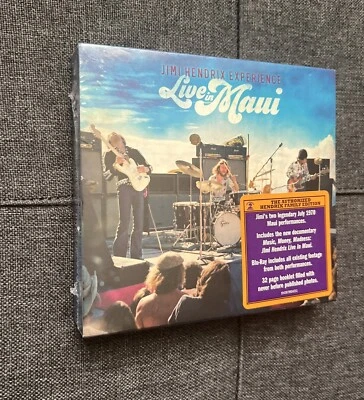 Jimi Hendrix Experience Live In Maui (CD/Blu-ray, 2020, 3-Disc) NEW rock concert - Image 1 of 2