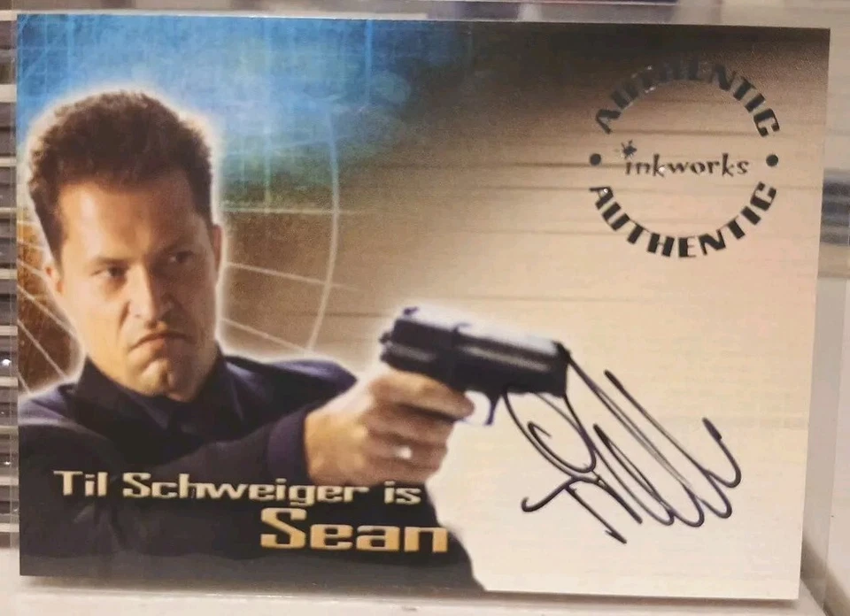 Lara Croft Tomb Raider the Cradle Of Life Til Schweiger A4 Autograph as Sean 🔥  - Image 1 of 2