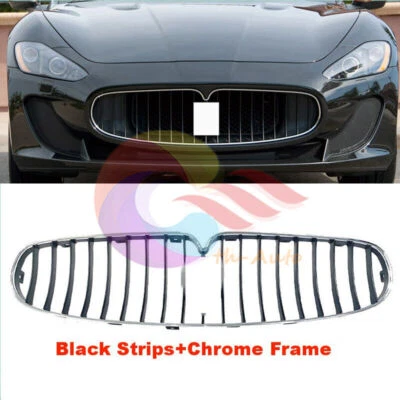 √ Parrilla delantera con marco negro + cromado para Maserati GranTurismo GT 2008-2017 Foto 1 de 4