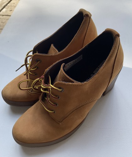 Stivaletti Timberland Ortholite donna stivaletti marrone chiaro pelle tacco a blocco 9