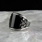 925 Silver Women Party Jewelry Wedding Oval Cut Cubic Zirconia Rings Size 6-13