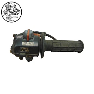 76 Yamaha XS750 1976 INTERRUPTOR BOTÓN DERECHO MONTAJE ACELERADOR - Imagen 1 de 12