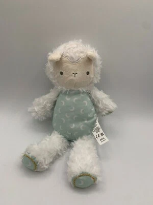 Ingenuity Plush Lamb Sheep Lovey Baby Toy Stuffed 12470 Kids 2 II Moon Green - Image 1 of 4