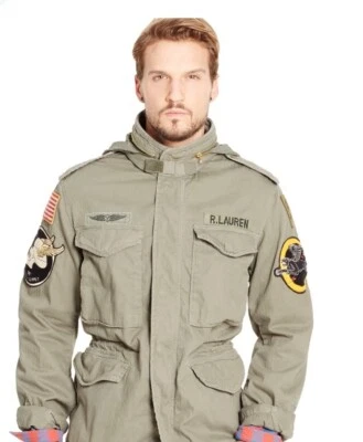 Chaqueta de Campo Ralph Lauren Vintage Denim & Supply Marine Corp Talla Pequeña Foto 1 de 4