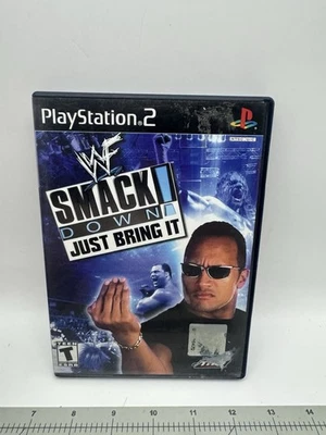 WWF SmackDown Just Bring It PlayStation 2 PS2 Video Game Complete Tested WWE - Image 1 of 4
