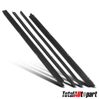 4x Sello de resistencia para raspador de ventana interior y exterior Jeep Wrangler CJ5 CJ6 CJ7 Foto 1 de 4