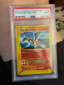 2002 Pokemon Expedition #40 Chardizard REV Foil PSA 9 - Picture 1 of 2