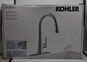 Kohler - Guild - Pull-down Kitchen Sink Faucet - Polish Chrome Finish - NOB - Picture 1 of 8