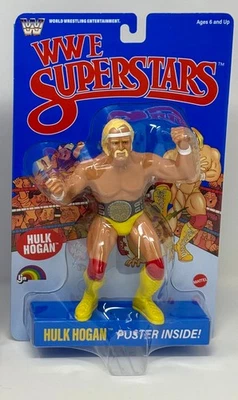 WWE LJN MATTEL SUPERSTARS HULK HOGAN 8" ACTION FIGURE 1980s RETRO! NEW! IN HAND! - Image 1 of 4