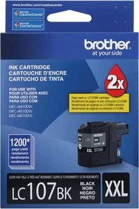 Cartuccia di inchiostro nero Brother originale LC107BK Innobella ad altissima resa *NUOVA* - Foto 1 di 1