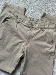 LAKE & TRAIL Hiking Pant Men's 34x32 Tan Quick Dry Outdoor Stretch Pockets Hikin - Picture 1 of 8