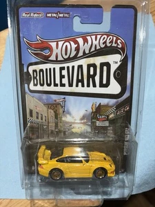 Hot Wheels 2012 Boulevard Porsche 993 GT2 Racing Yellow, Real Riders, Very Rare - Picture 1 of 5