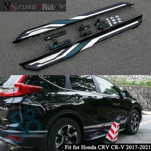 Fixed Door Side Steps Running Board Nerf Bar Fits for CRV CR-V 2017-2022 - Picture 1 of 7