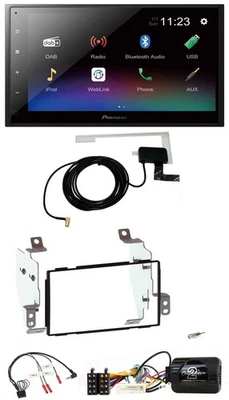 Pioneer DAB Lenkrad Bluetooth 2DIN USB Autoradio für Nissan Note E11 2009-2013 - Bild 1 von 4