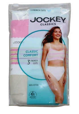 Jockey 3-Pack Classic Comfort French Cut Panties Women's Underwear NWT - Image 1 of 2