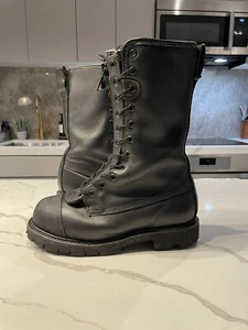 Thorogood Hellfire Boot EMS Wildland Steel Toe Combat 804-6391 Black Men 6 M W 8 - Picture 1 of 20