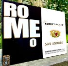 Romeo Y Julieta "Romeo San Andres" Empty Cigar Box, No Cigars