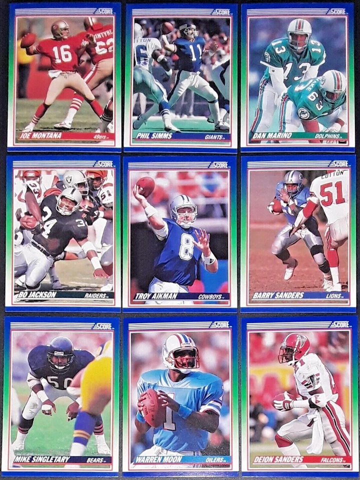 1990 Score NFL Football Trading Cards (266-650) - Pick Your Card(s) - Image 1 of 1