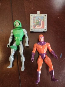 Marvel Secret Wars Dr Doom Magneto Shield Lot Action Figure 1984 - Picture 1 of 5