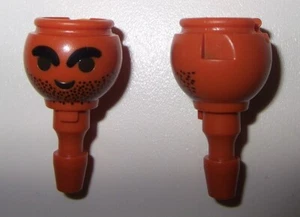 03413, 2x Kopf, Stoppelbart, Augenbrauen (Südamerika) - Picture 1 of 1