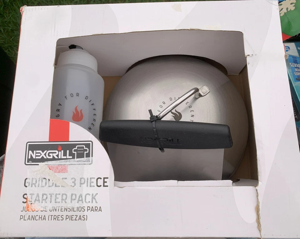 Nexgrill Griddle Tools 3 Piece Starter Pack For Smashburgers And More — 第 1/1 张图片